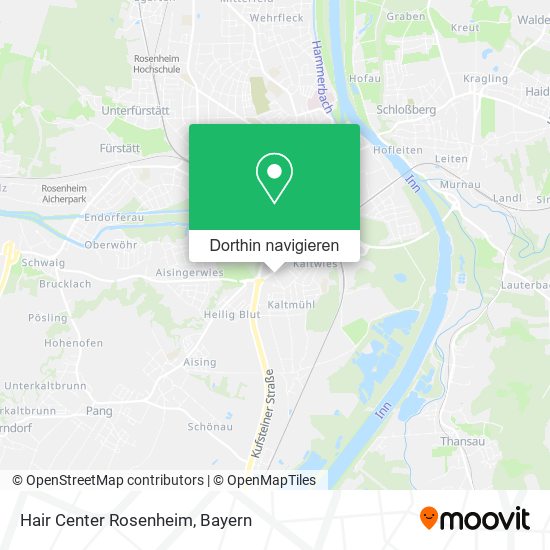 Hair Center Rosenheim Karte