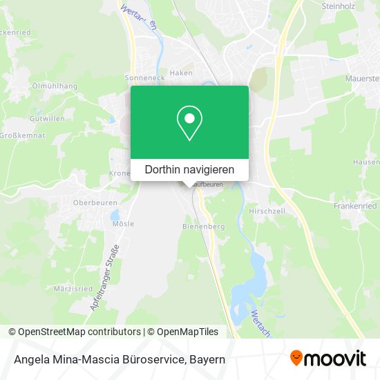 Angela Mina-Mascia Büroservice Karte