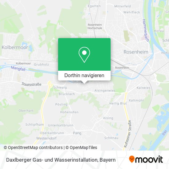 Daxlberger Gas- und Wasserinstallation Karte