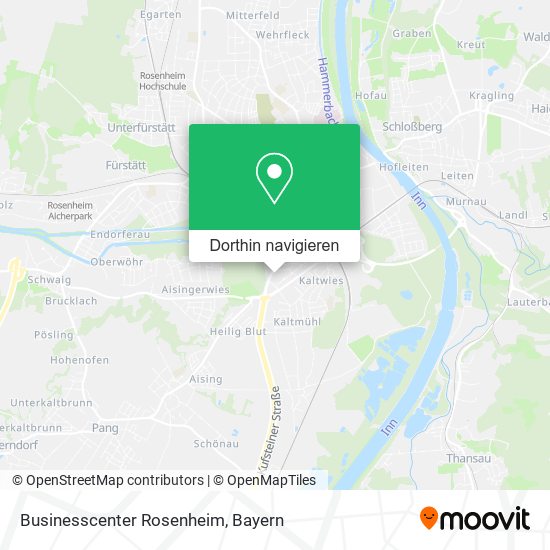 Businesscenter Rosenheim Karte