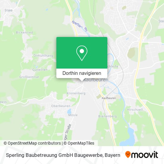 Sperling Baubetreuung GmbH Baugewerbe Karte