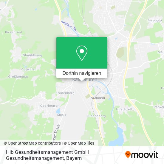 Hib Gesundheitsmanagement GmbH Gesundheitsmanagement Karte