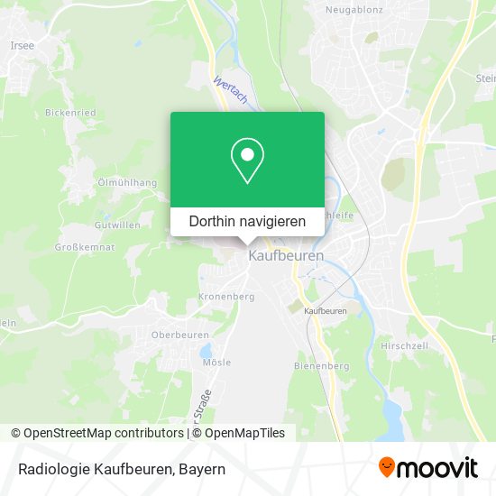 Radiologie Kaufbeuren Karte