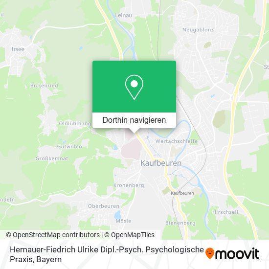 Hemauer-Fiedrich Ulrike Dipl.-Psych. Psychologische Praxis Karte