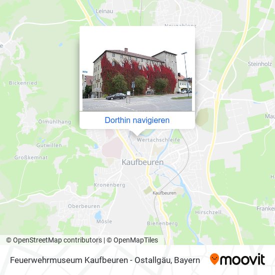 Feuerwehrmuseum Kaufbeuren - Ostallgäu Karte