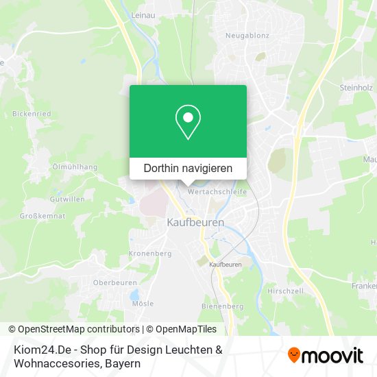 Kiom24.De - Shop für Design Leuchten & Wohnaccesories Karte