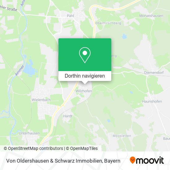 Von Oldershausen & Schwarz Immobilien Karte