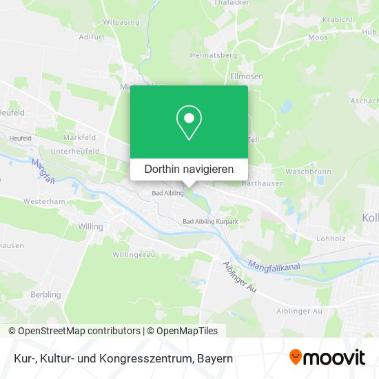 Kur-, Kultur- und Kongresszentrum Karte