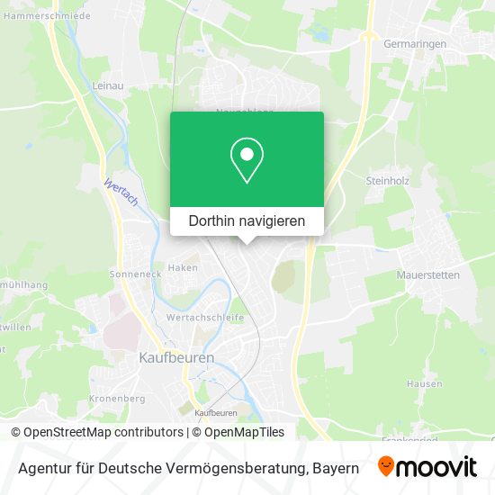 Agentur für Deutsche Vermögensberatung Karte