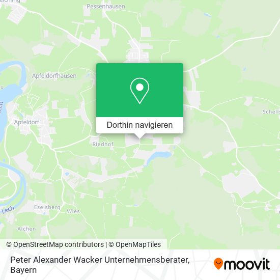 Peter Alexander Wacker Unternehmensberater Karte