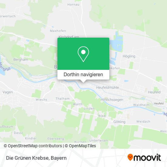 Die Grünen Krebse Karte