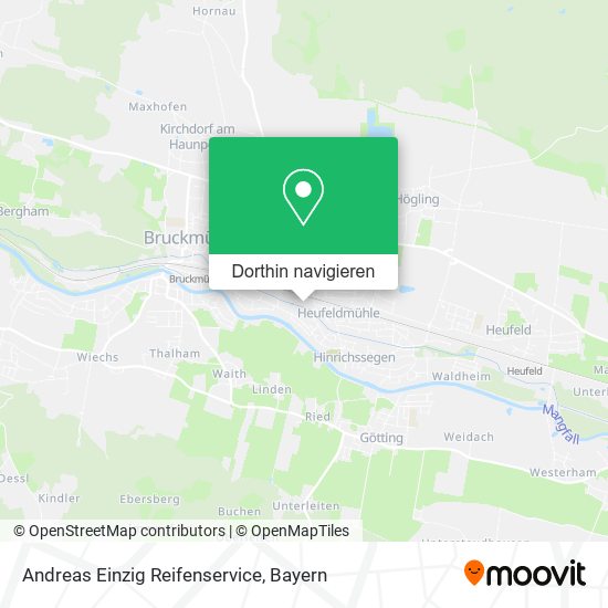 Andreas Einzig Reifenservice Karte