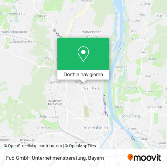 Fub GmbH Unternehmensberatung Karte