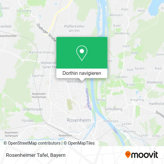 Rosenheimer Tafel Karte