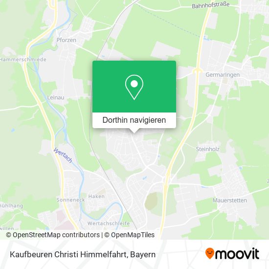 Kaufbeuren Christi Himmelfahrt Karte