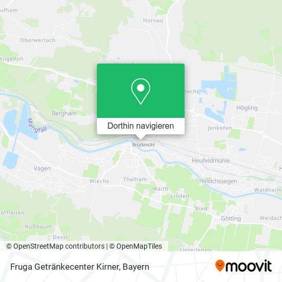 Fruga Getränkecenter Kirner Karte