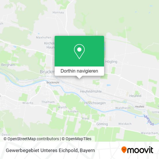 Gewerbegebiet Unteres Eichpold Karte