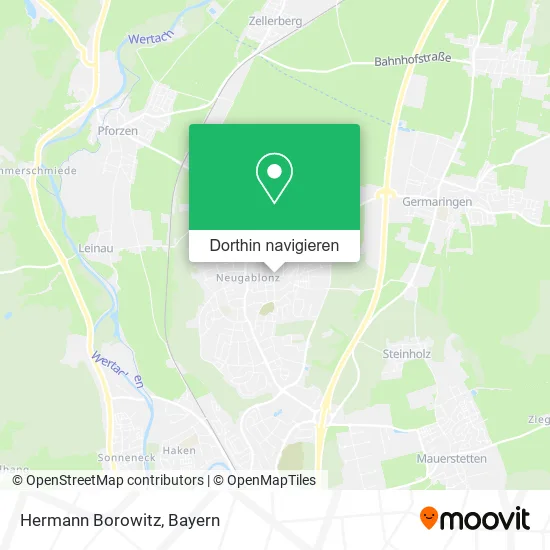 Hermann Borowitz Karte