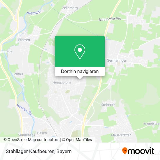 Stahllager Kaufbeuren Karte