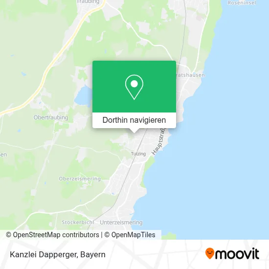 Kanzlei Dapperger Karte