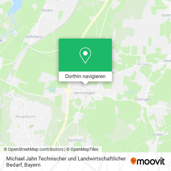 Michael Jahn Technischer und Landwirtschaftlicher Bedarf Karte