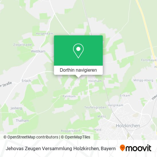 Jehovas Zeugen Versammlung Holzkirchen Karte