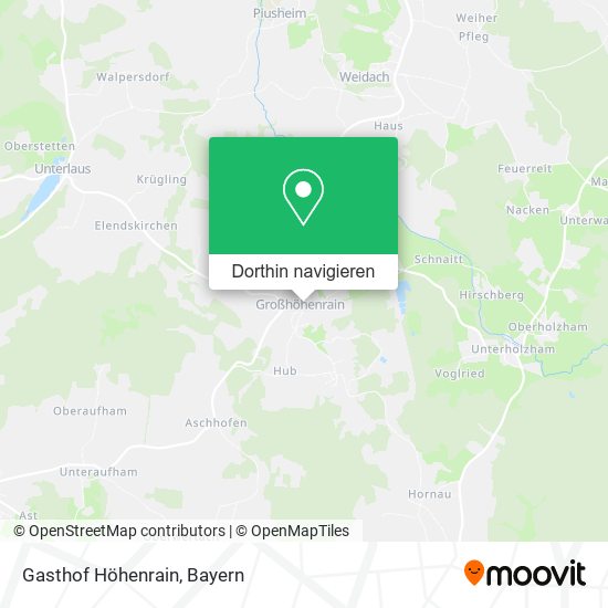 Gasthof Höhenrain Karte