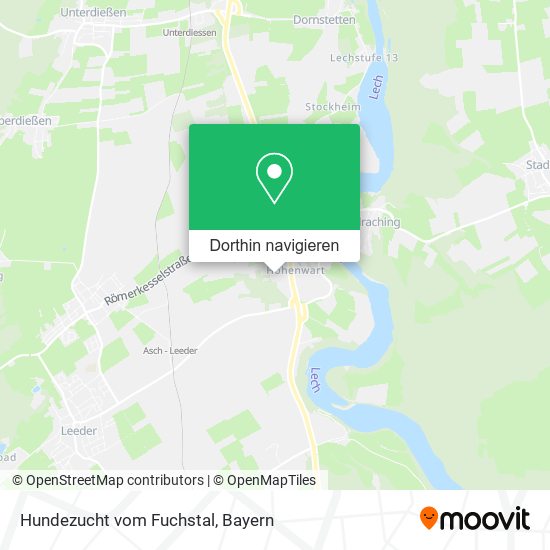 Hundezucht vom Fuchstal Karte