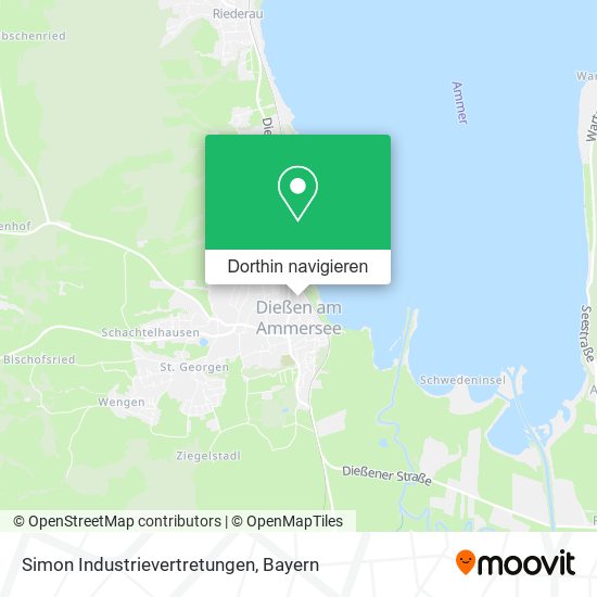 Simon Industrievertretungen Karte