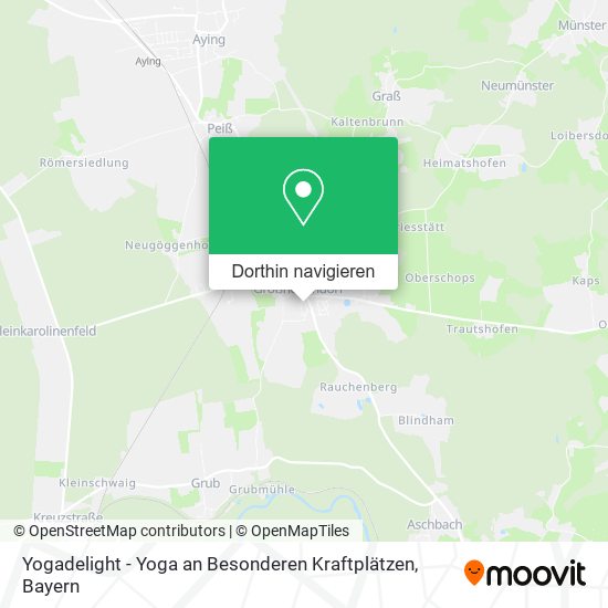 Yogadelight - Yoga an Besonderen Kraftplätzen Karte