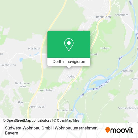 Südwest Wohnbau GmbH Wohnbauunternehmen Karte