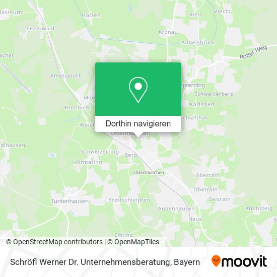 Schröfl Werner Dr. Unternehmensberatung Karte