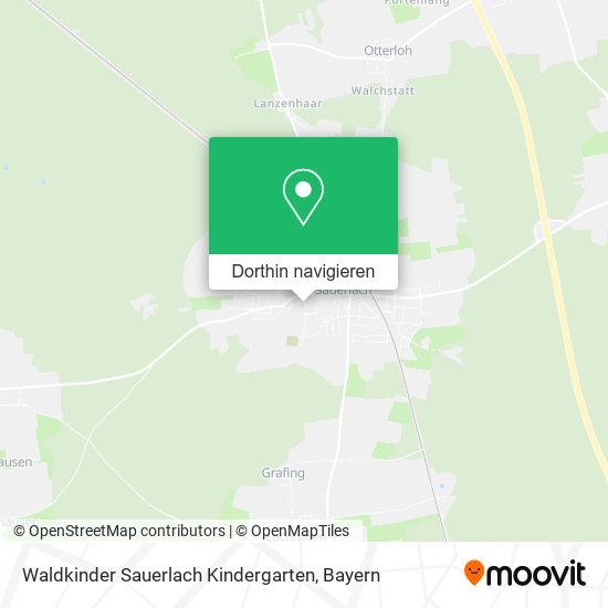 Waldkinder Sauerlach Kindergarten Karte