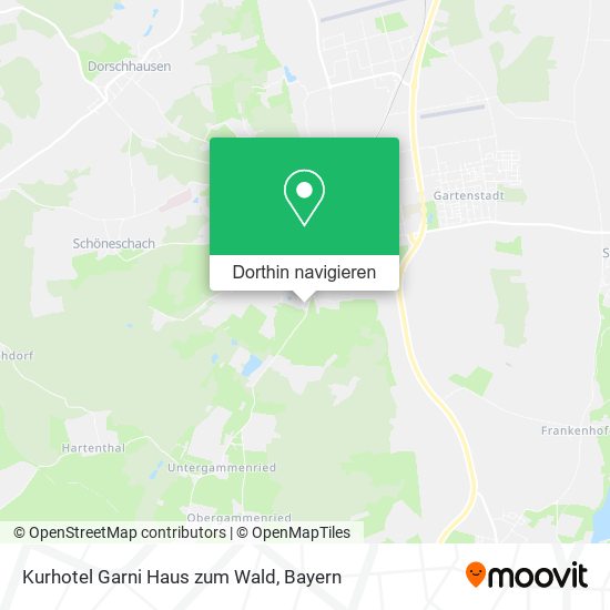 Kurhotel Garni Haus zum Wald Karte