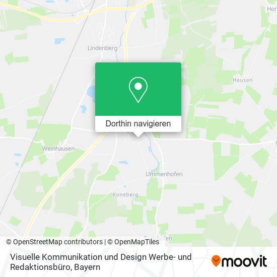 Visuelle Kommunikation und Design Werbe- und Redaktionsbüro Karte