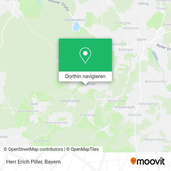 Herr Erich Piller Karte