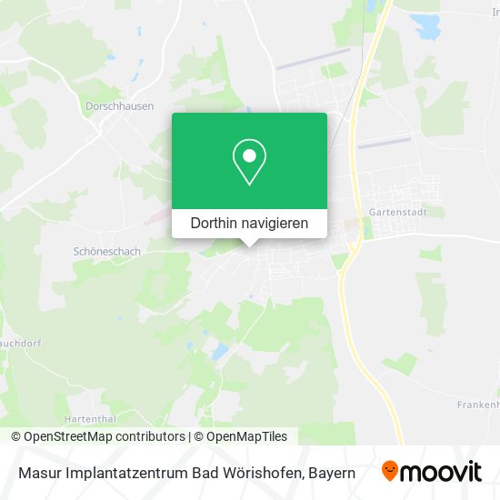 Masur Implantatzentrum Bad Wörishofen Karte