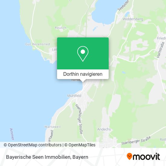 Bayerische Seen Immobilien Karte