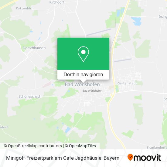 Minigolf-Freizeitpark am Cafe Jagdhäusle Karte