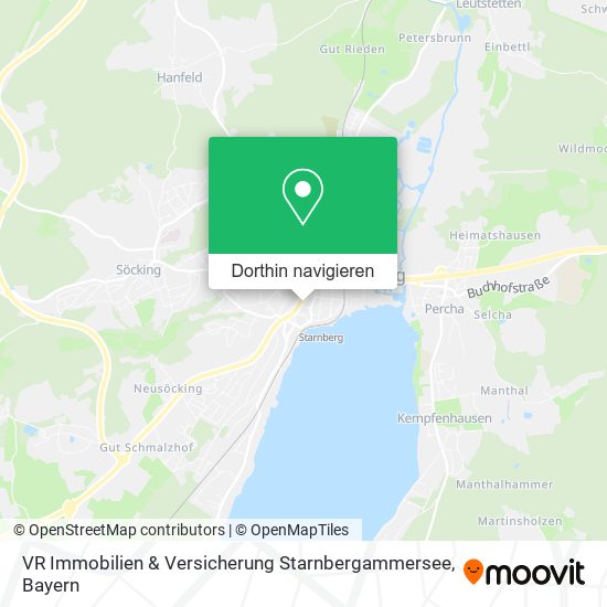 VR Immobilien & Versicherung Starnbergammersee Karte