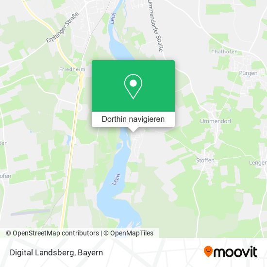 Digital Landsberg Karte
