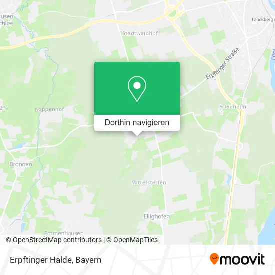 Erpftinger Halde Karte