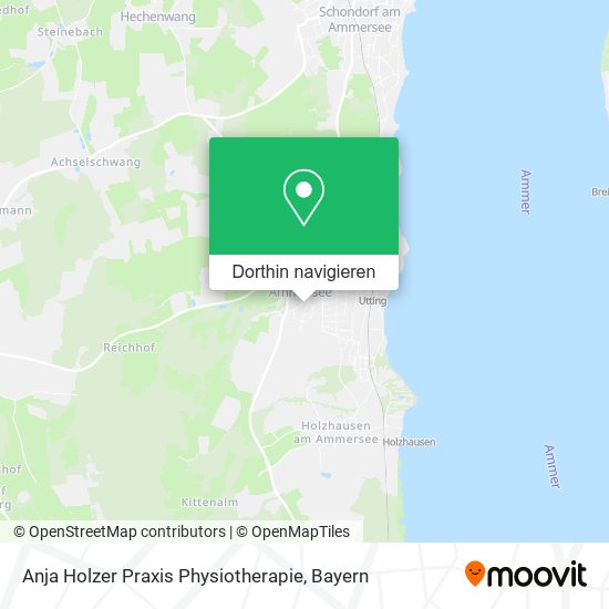 Anja Holzer Praxis Physiotherapie Karte