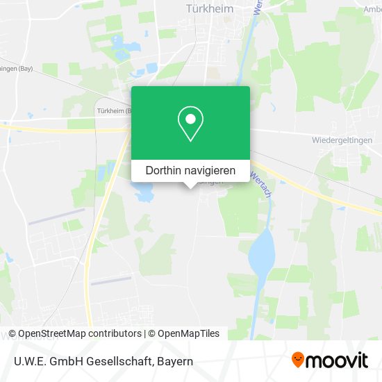 U.W.E. GmbH Gesellschaft Karte