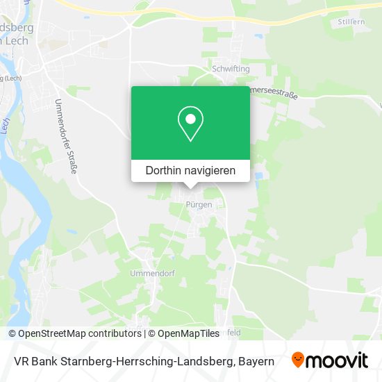 VR Bank Starnberg-Herrsching-Landsberg Karte