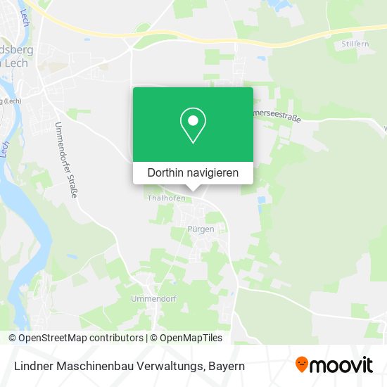 Lindner Maschinenbau Verwaltungs Karte
