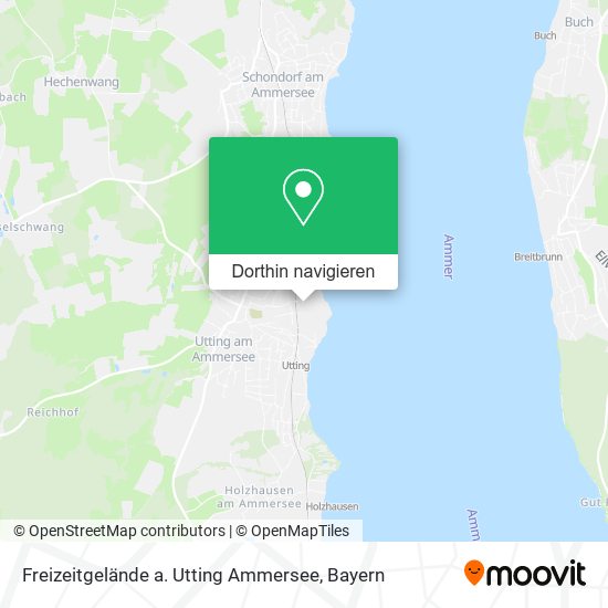 Freizeitgelände a. Utting Ammersee Karte