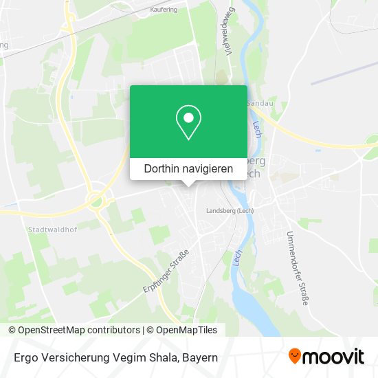 Ergo Versicherung Vegim Shala Karte
