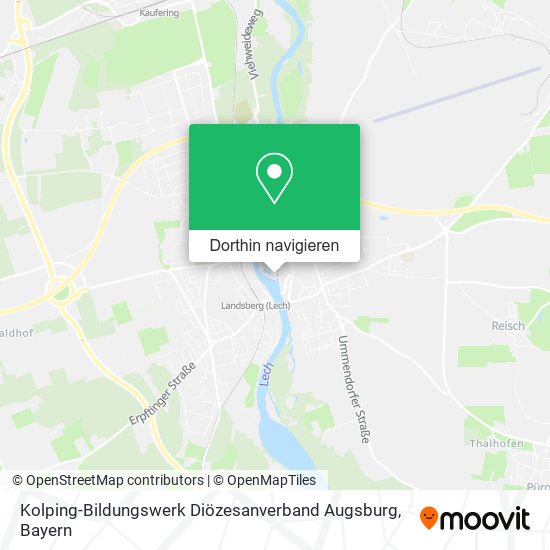 Kolping-Bildungswerk Diözesanverband Augsburg Karte