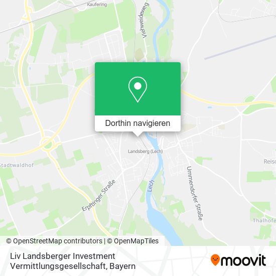 Liv Landsberger Investment Vermittlungsgesellschaft Karte
